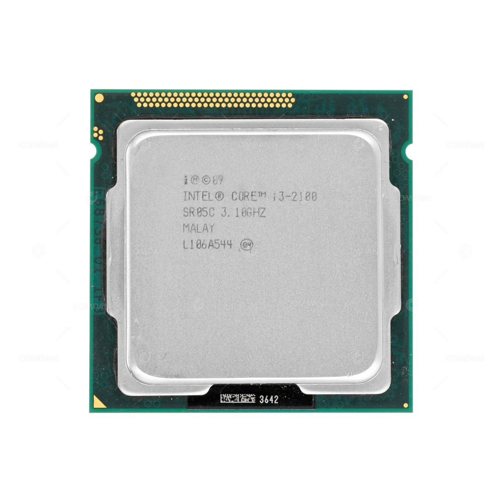 SR05C INTEL CORE I3-2100 3.10GHZ 2-CORE 3MB L3 CACHE 65W LGA1155